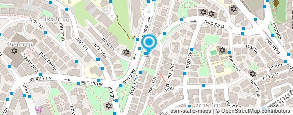 מפת הגעה אל אולמי בית ישראל