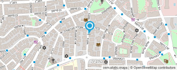 מפת הגעה אל ד"ר זילברמן רוז'ה