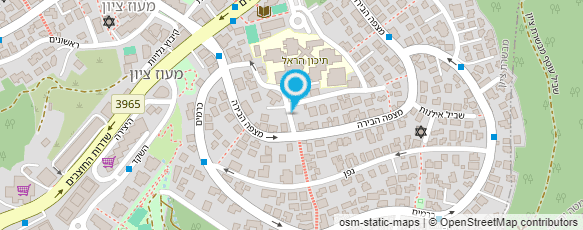 מפת הגעה אל בי'ס ממד' אריאל