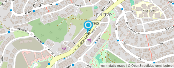 מפת הגעה אל מועצה דתית מבשרת ציון מפת הגעה אל מועצה דתית מבשרת ציון