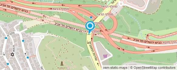 מפת הגעה אל המועצה המקומית מבשרת ציון