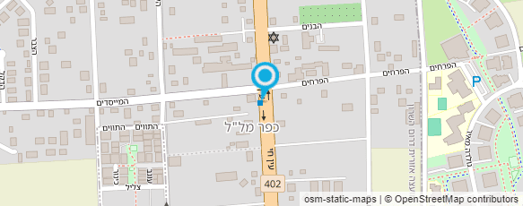 מפת הגעה אל שחם טל שירותי חשמל מקצועיים בע"מ