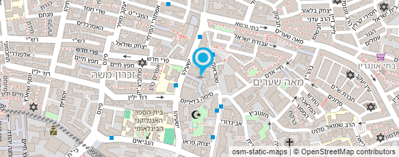 מפת הגעה אל תנועת נוער פרחי הדגל