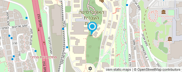 מפת הגעה אל האקדמיה ללשון העברית