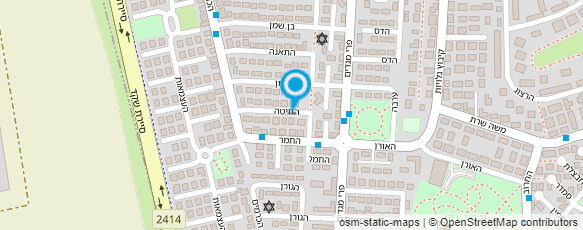 מפת הגעה אל גיאסינסקי מיכאל - חברת פסטיבל הפקות