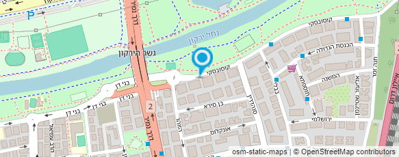 מפת הגעה אל צמתים סימון כבישים בע"מ