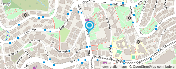 מפת הגעה אל כובעי רחל