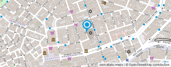 מפת הגעה אל ח.י. לוינסקי