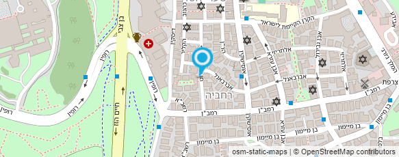 מפת הגעה אל פרופ' פיזנט-ותקין שרה