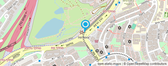 מפת הגעה אל הצופים - הנהגת צופי ירושלים