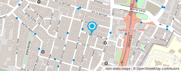 מפת הגעה אל כ"ק האדמו"ר משאץ שליט"א