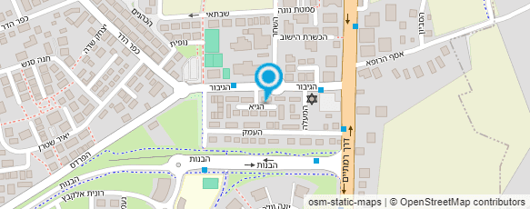 מפת הגעה אל דוד טובה