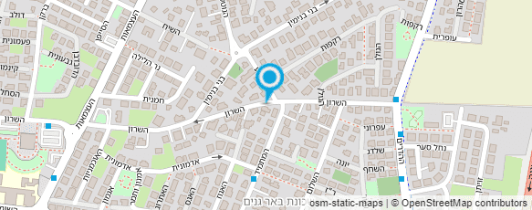 מפת הגעה אל כושרון - שחיית תינוקות