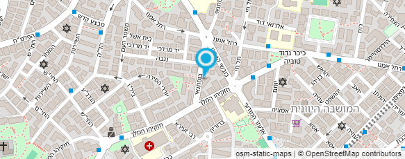 מפת הגעה אל מכון ליאו בק ירושלים