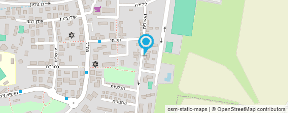 מפת הגעה אל מוניות יחיאל