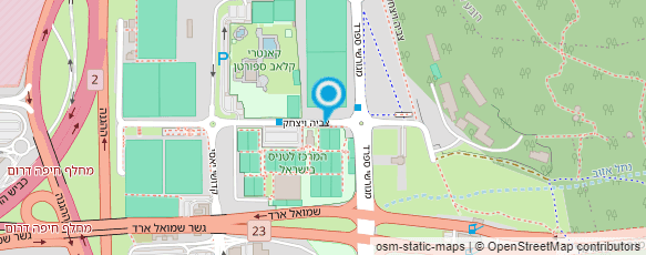 מפת הגעה אל גן עופרים