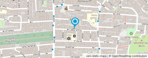 מפת הגעה אל עו"ד ומהנדס צדיק צדוק