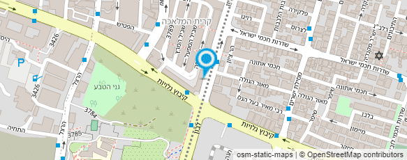 מפת הגעה אל ש.א.א. מצברים