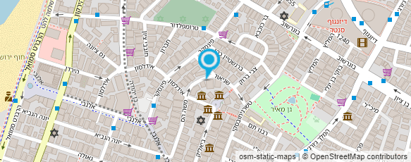 מפת הגעה אל פרופ' רובינשטיין ארדון