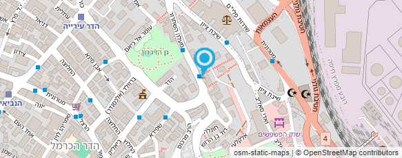 מפת הגעה אל עו"ד שקד מיכל