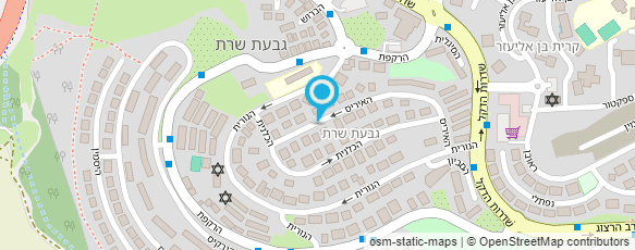 מפת הגעה אל גן רותי