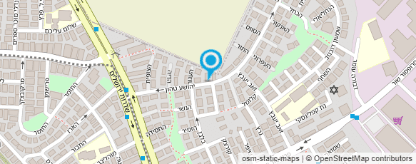 מפת הגעה אל גינון אריק