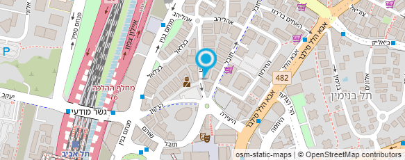 מפת הגעה אל ד. מורן - י. דיק אדריכלים