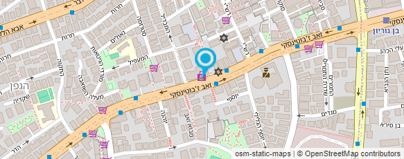 מפת הגעה אל בית הבשר והעוף