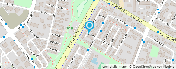 מפת הגעה אל בית כנסת ע"ש רבי רפאל אלבז