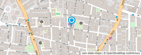 מפת הגעה אל "צוות" ארגון גמלאי צה"ל