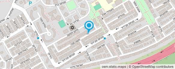 מפת הגעה אל ביה"ס לאנגלית נורית שטיין