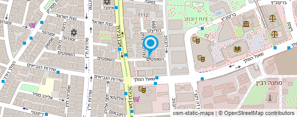 מפת הגעה אל פרס שרון