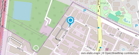 מפת הגעה אל חברת הדואר - אפסנאות ארצית