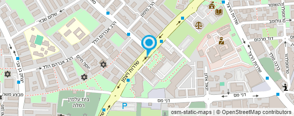 מפת הגעה אל מוקד לרפואה דחופה