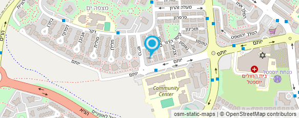 מפת הגעה אל פרופ' סובר א.