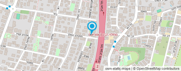 מפת הגעה אל גן מזל