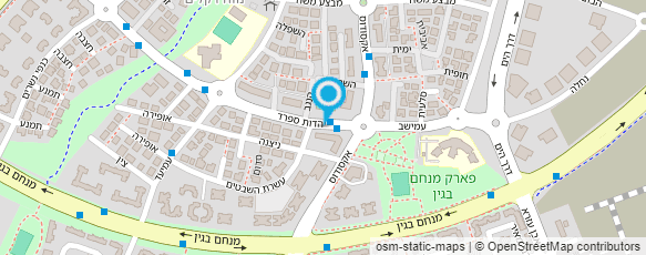 מפת הגעה אל דואר ישראל-מסירת דואר