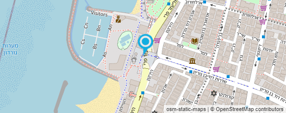 מפת הגעה אל מרינה תל אביב מפת הגעה אל מרינה תל אביב