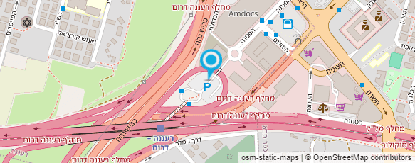 מפת הגעה אל אמדוקס ישראל בע"מ