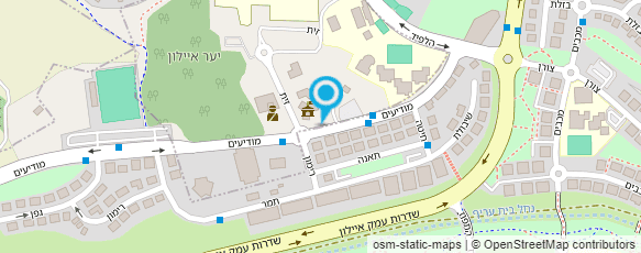 מפת הגעה אל חטיבת ביניים נחשון