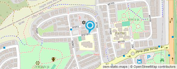 מפת הגעה אל גן חבצלת