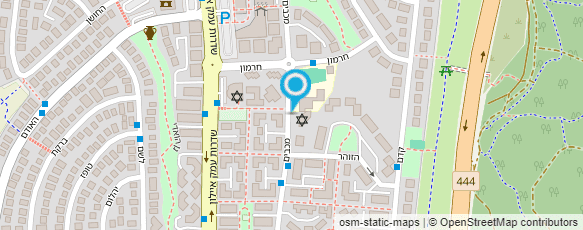 מפת הגעה אל גן חרצית