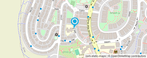 מפת הגעה אל בית ספר אבן חן