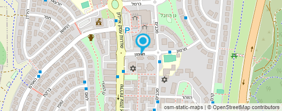 מפת הגעה אל גן מרווה