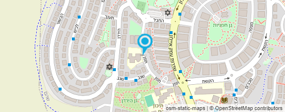 מפת הגעה אל גן שקד