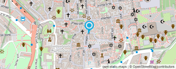 מפת הגעה אל הקשת הרומאית