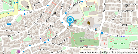 מפת הגעה אל פרופ' הירשפלד צביה