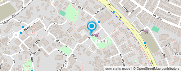 מפת הגעה אל מעון נעמ"ת - נווה חן