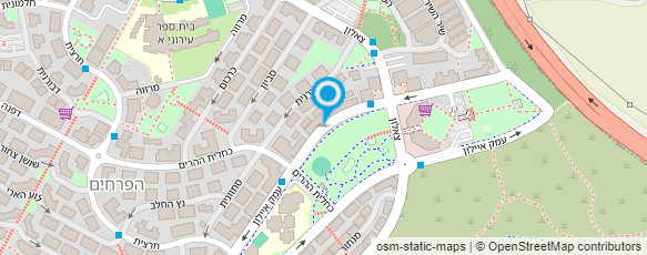 מפת הגעה אל ד"ר אנה זקס