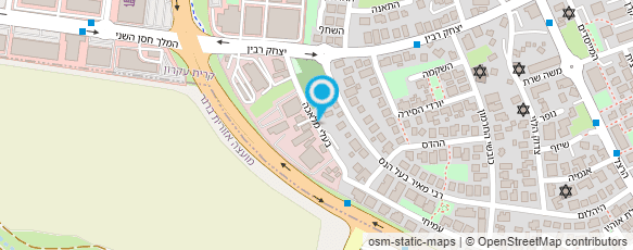 מפת הגעה אל בצלאל מפת הגעה אל בצלאל
